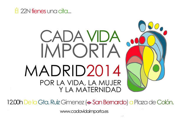 manifestacion cada vida importa - 22 noviembre 2014