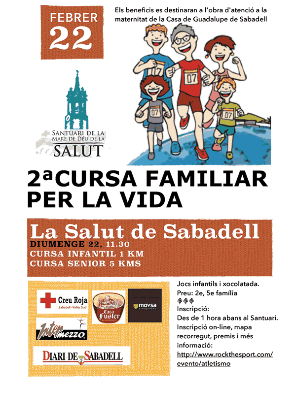 2a cursa familiar per la vida